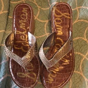 Sam Edelman Romy thong sandals wedge